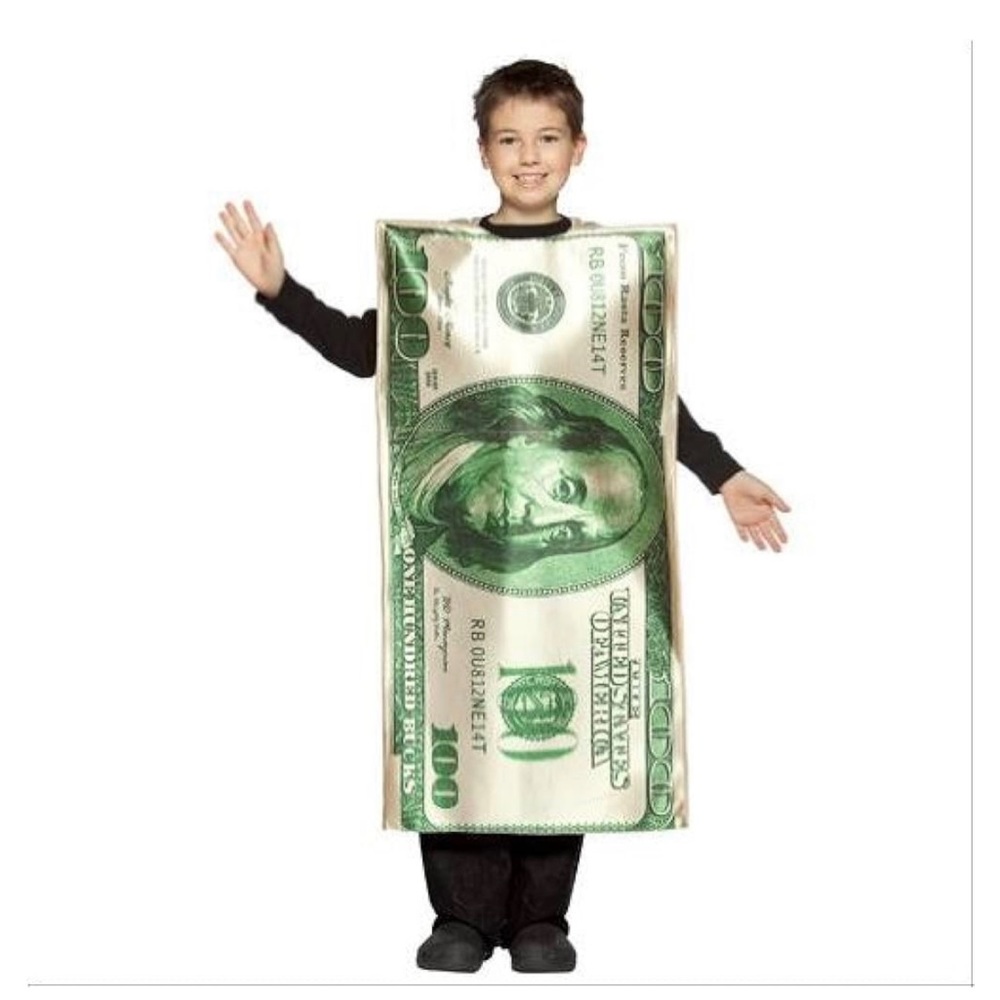 Rasta Imposta Kids $100 Bill Costume